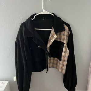Corduroy Cropped Jacket